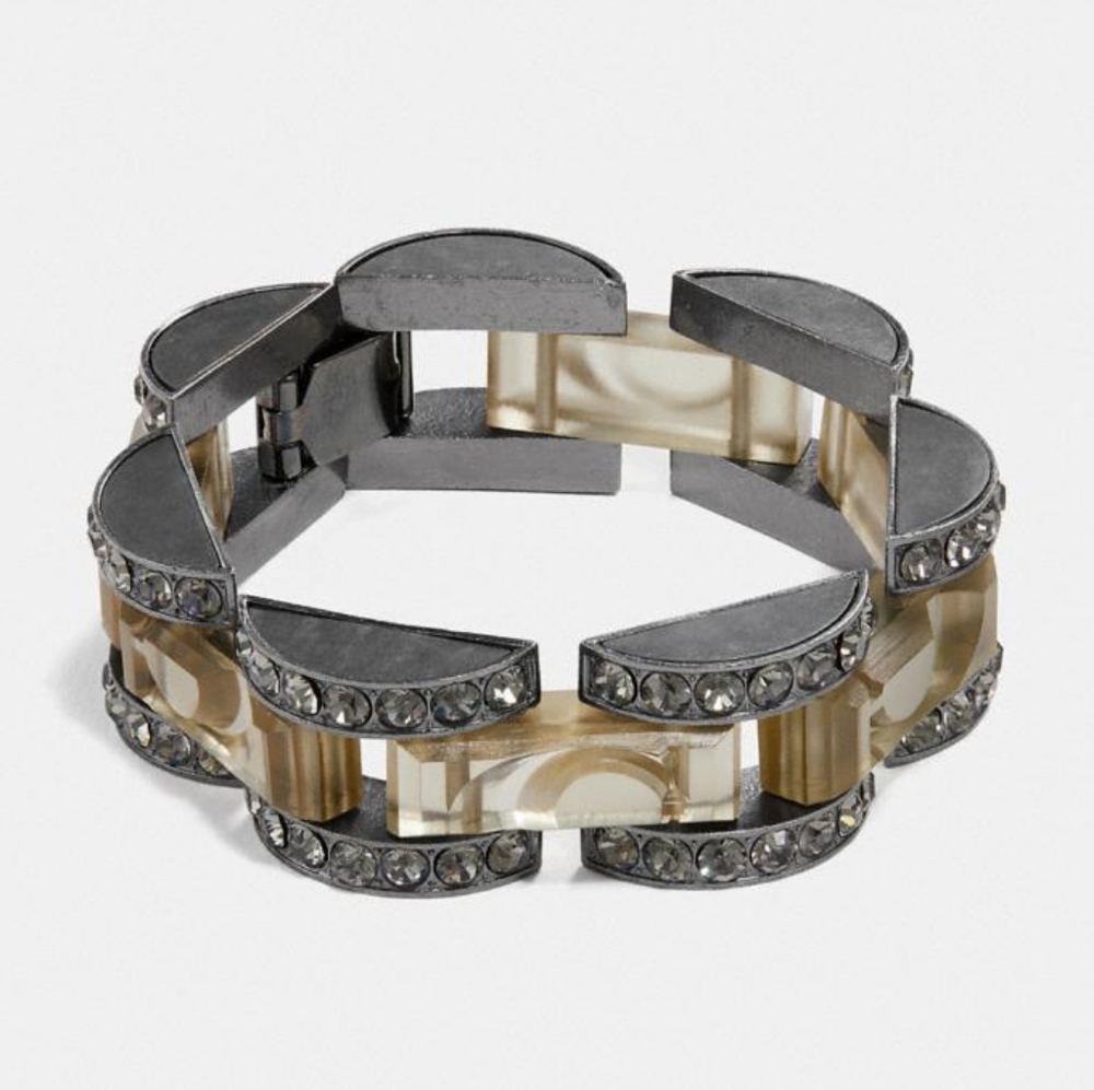 Coach Signature Bracelet with Swarovski® crystals
